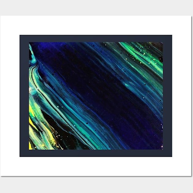 Azure Stream Wide Wall Art by WickedFaery